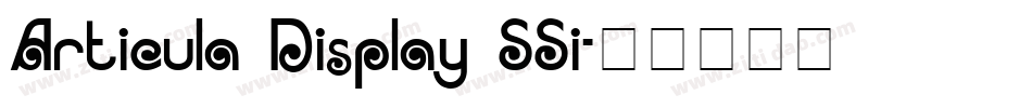 Articula Display SSi字体转换